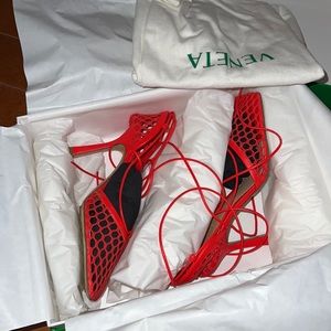 Bottega Veneta Stretch Lace-up Sandal